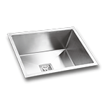 Chic Single Bowl Handmade Kitchen Sink
