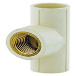 CPVC Pipes & Fittings - Brass Tee