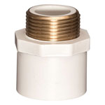 UPVC Fittings - Male Adapter Brass Threaded MABT