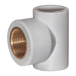 PPR Fittings - Vectus Female Tee Brass Threaded FTBT