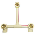 CPVC Pipes & Fittings - Wall Mixer Top And Side 7 Inches