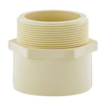 CPVC Pipes & Fittings - Male Adapter Plastic Threaded