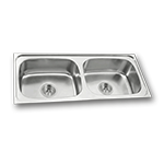 Silk Double Bowl Kitchen Sink