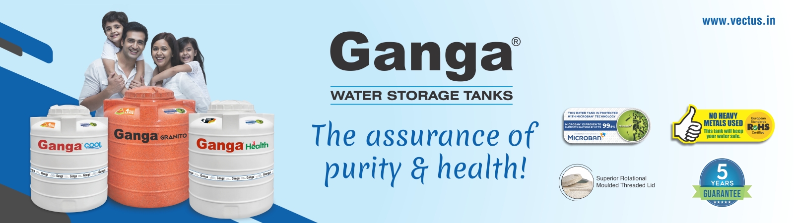 Ganga Cool Water Storage Tanks