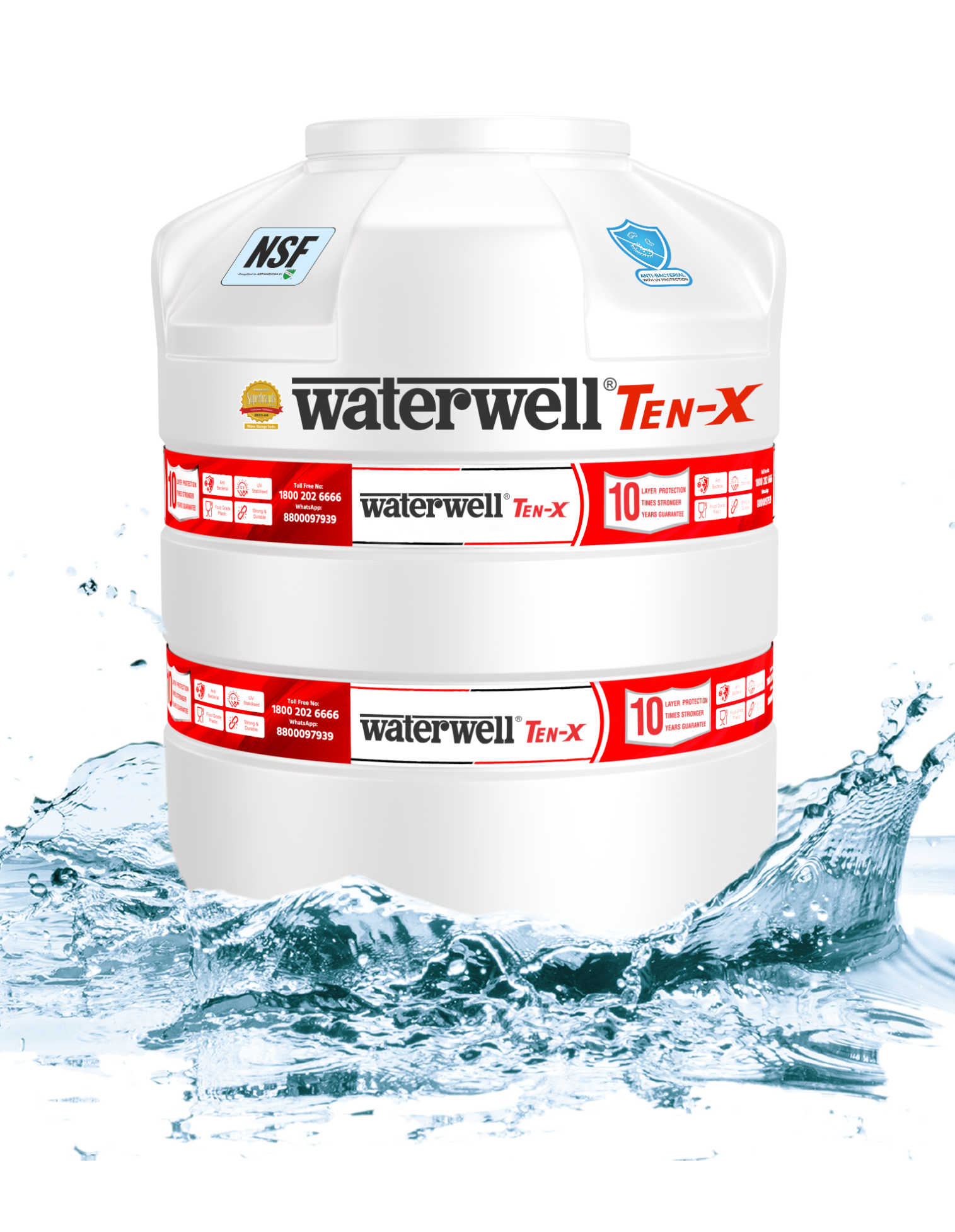 Waterwell Ten-X Water Tank