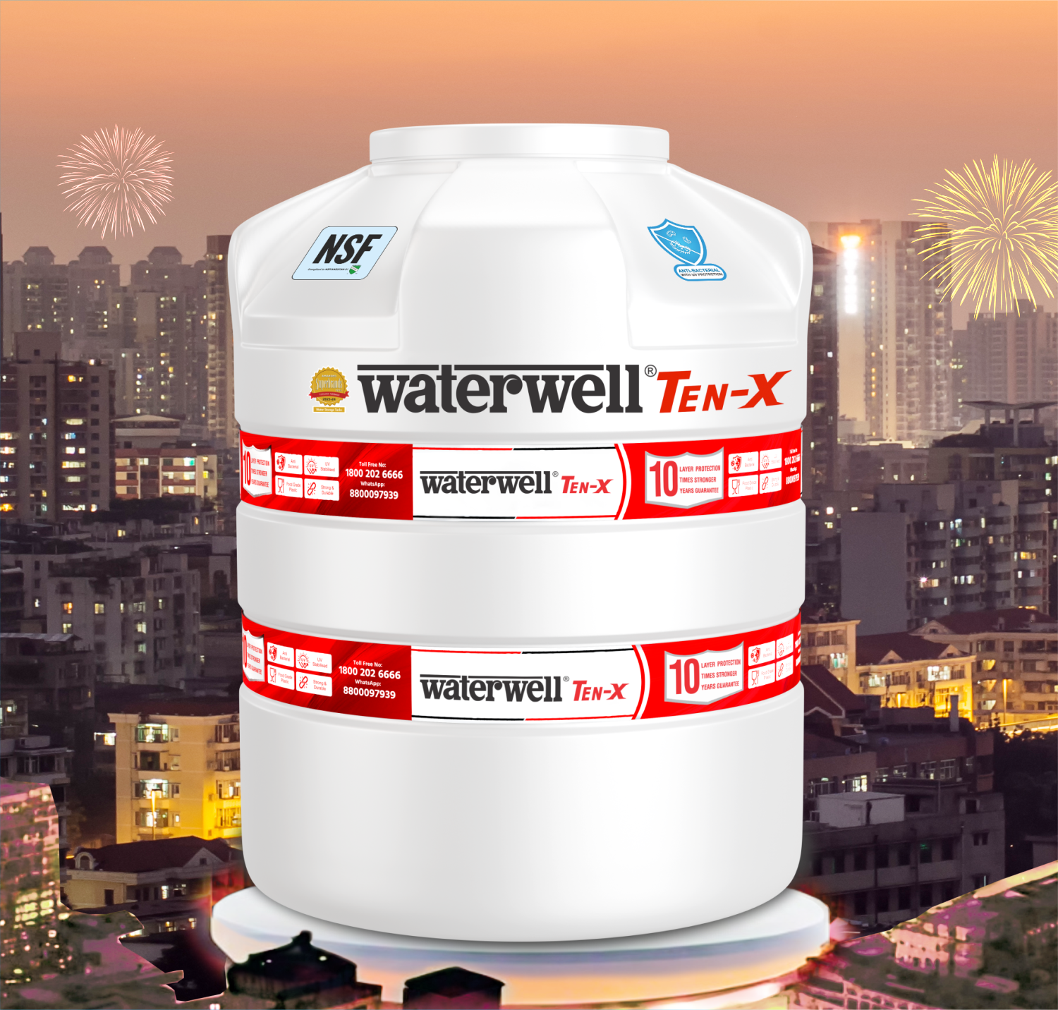 Waterwell Ten-X Water Tank