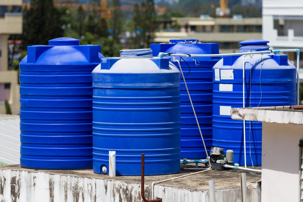 Blue Water Storage Tank