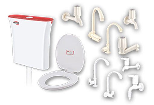 Plastic Bath Fittings Range